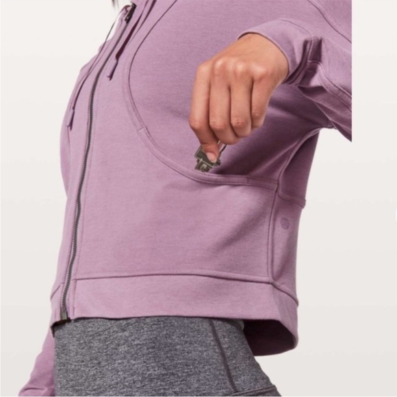 Lululemon Cropped Next Move Hooded Jacket sz 4 - Picture 3 of 10